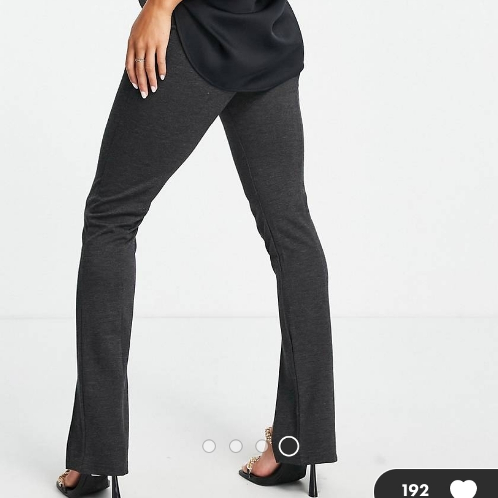 ASOS Split Front Stretch Pants - Picture 2 of 4